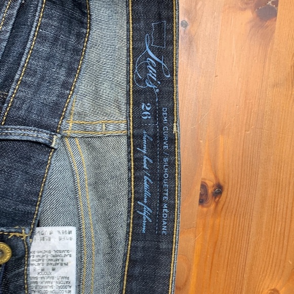 Levi’s Demi Curve Boot Cut Jeans, Dark Wash - Picture 16 of 16